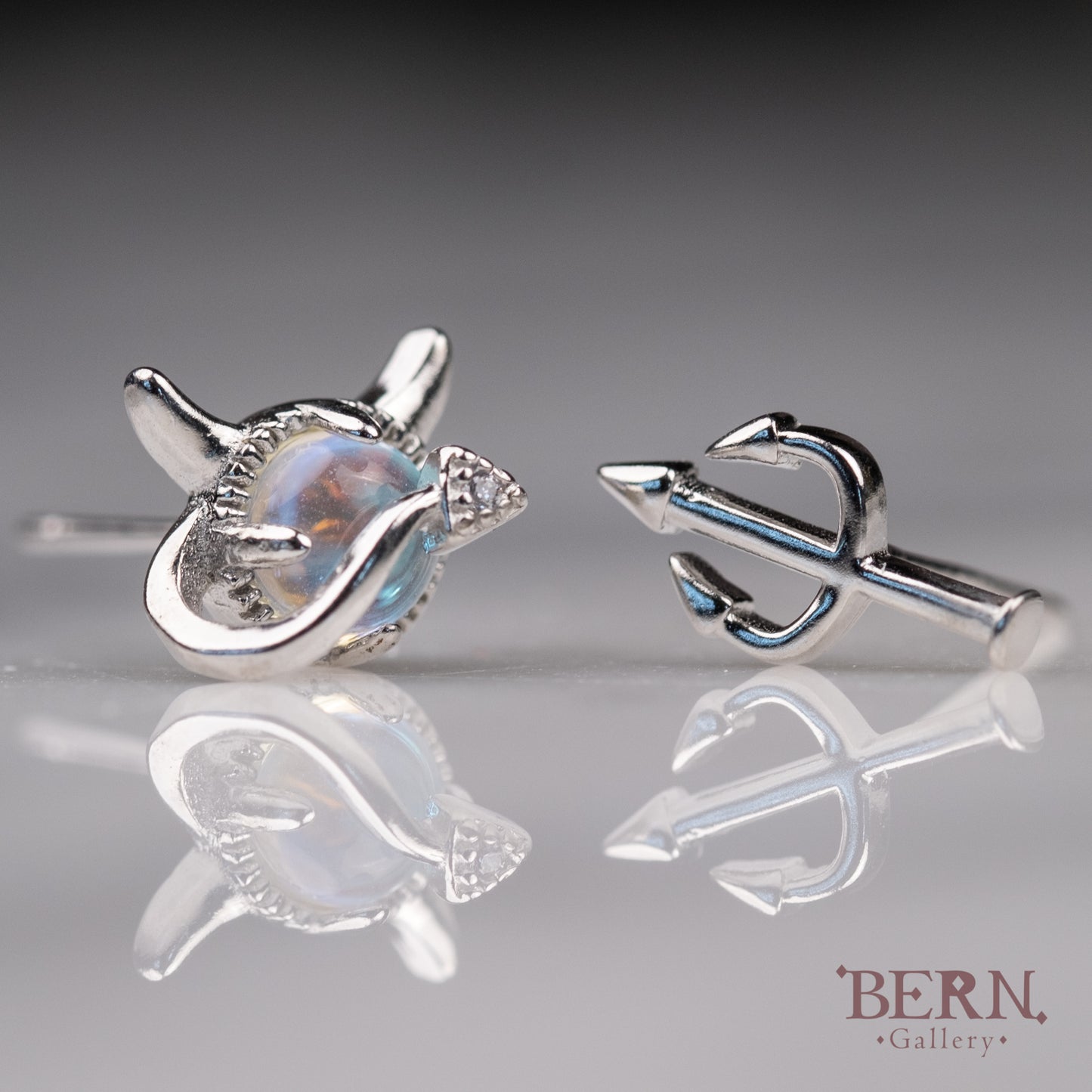 Devil and Trident Earrings