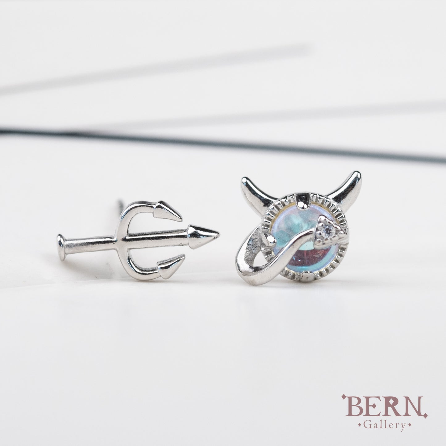 Devil and Trident Earrings