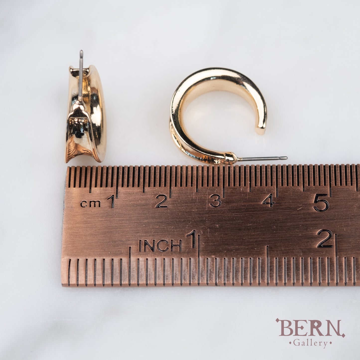 Mini Chunky Huggie Hoop