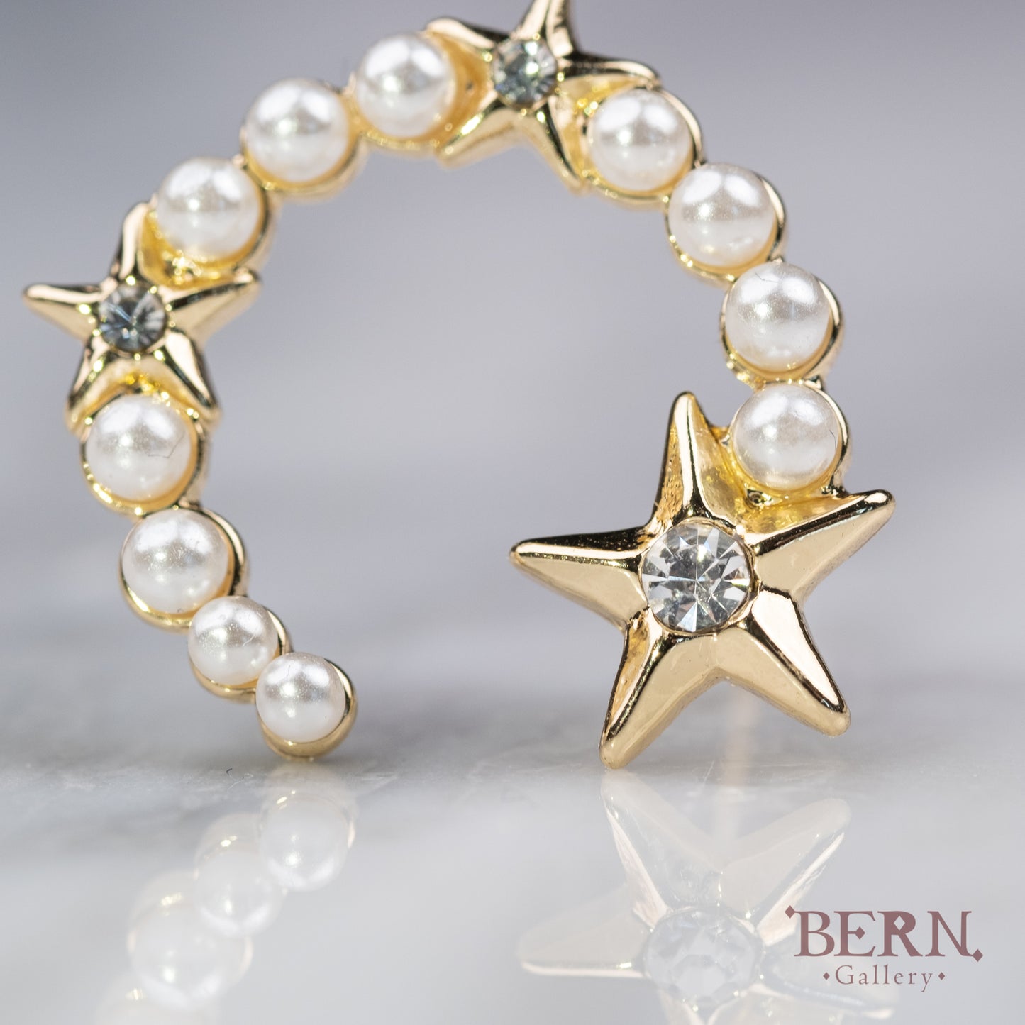 Twinkle Star Pearl Earrings