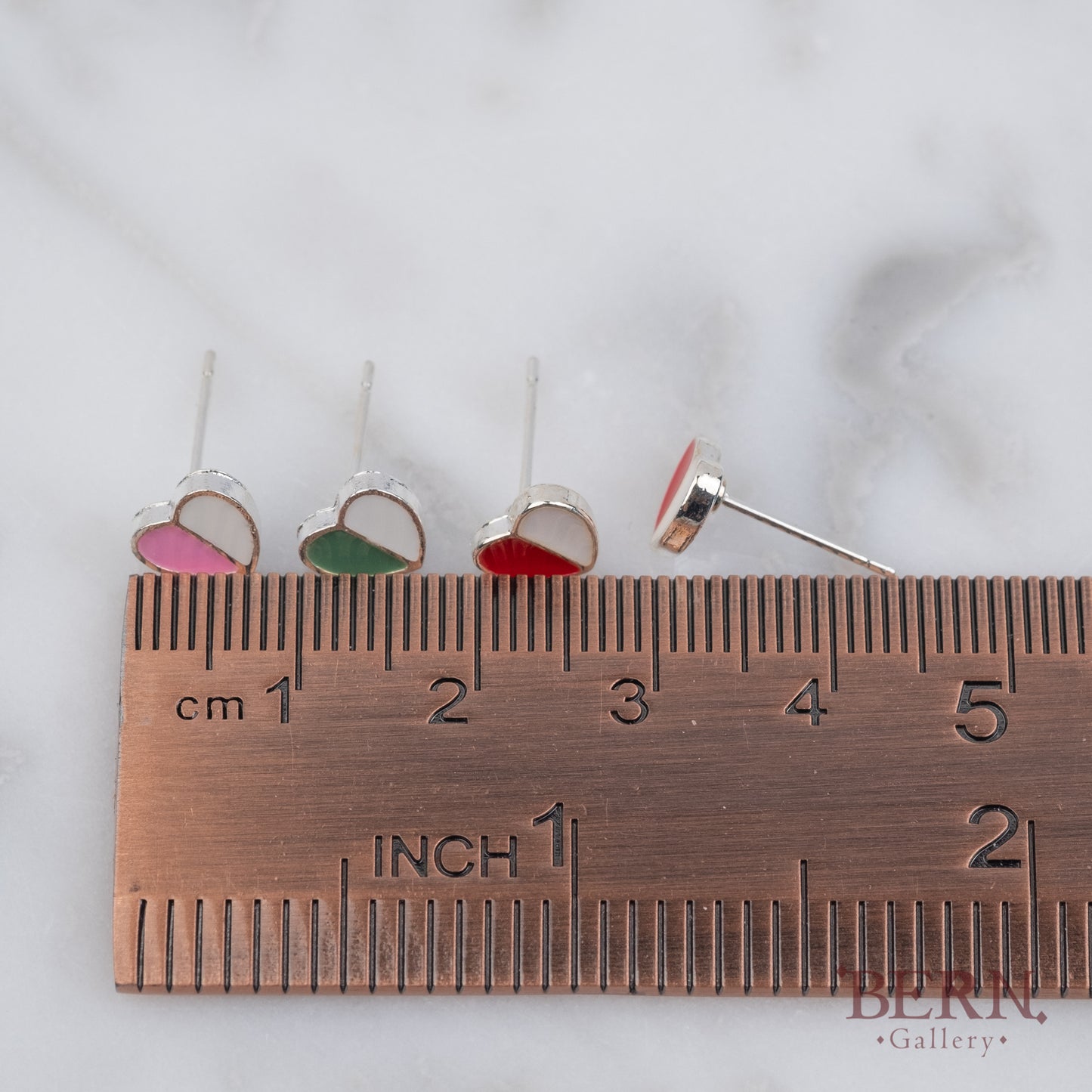 Tiny Heart Stud Earrings