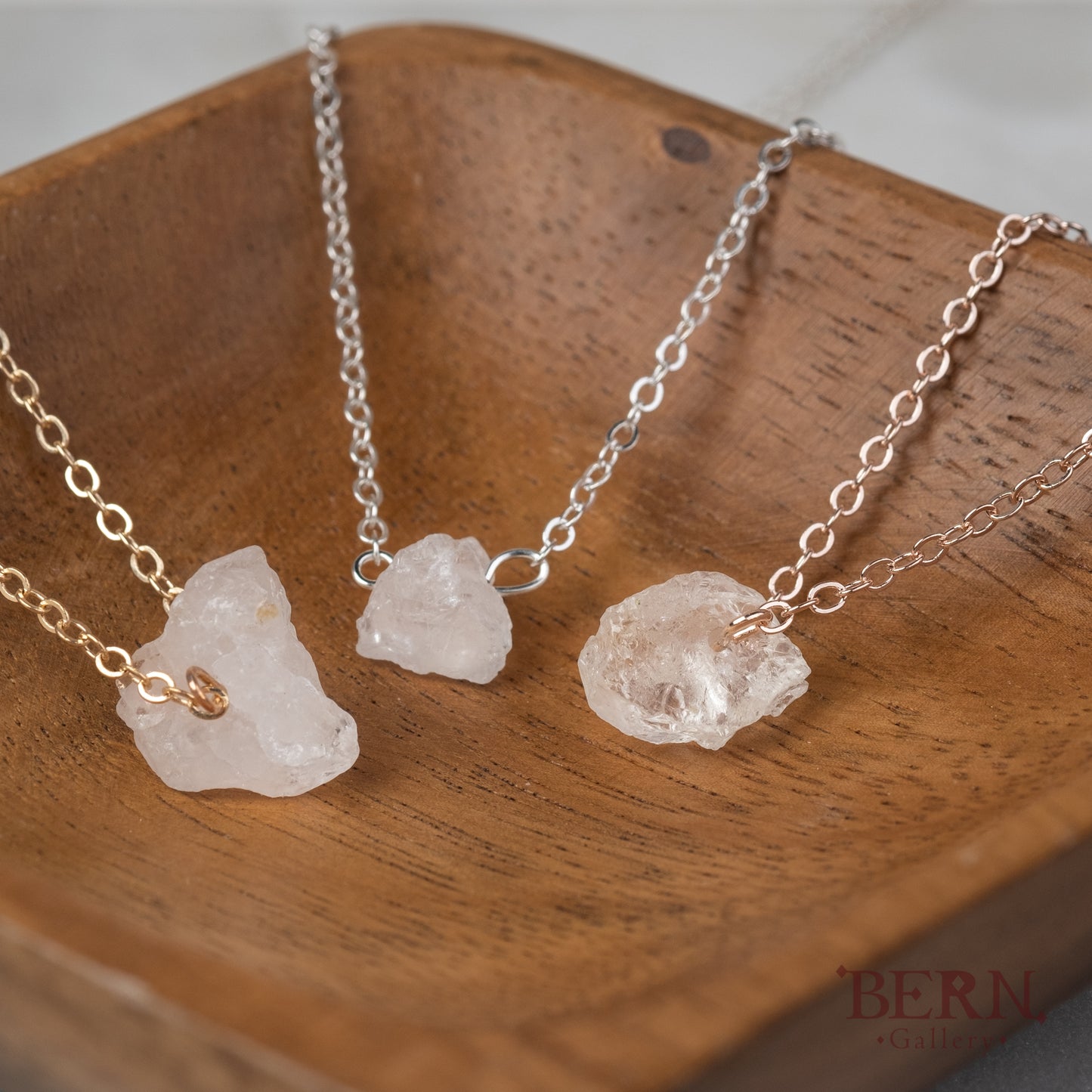 Raw Clear Quartz Necklace