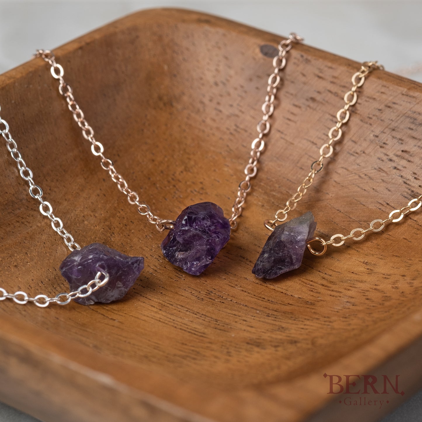 Raw Amethyst Necklace