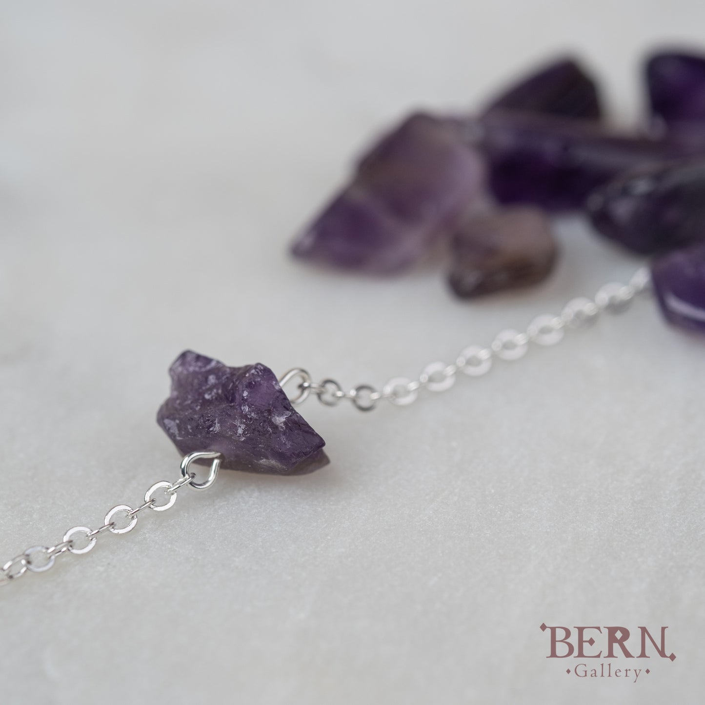 Raw Amethyst Necklace