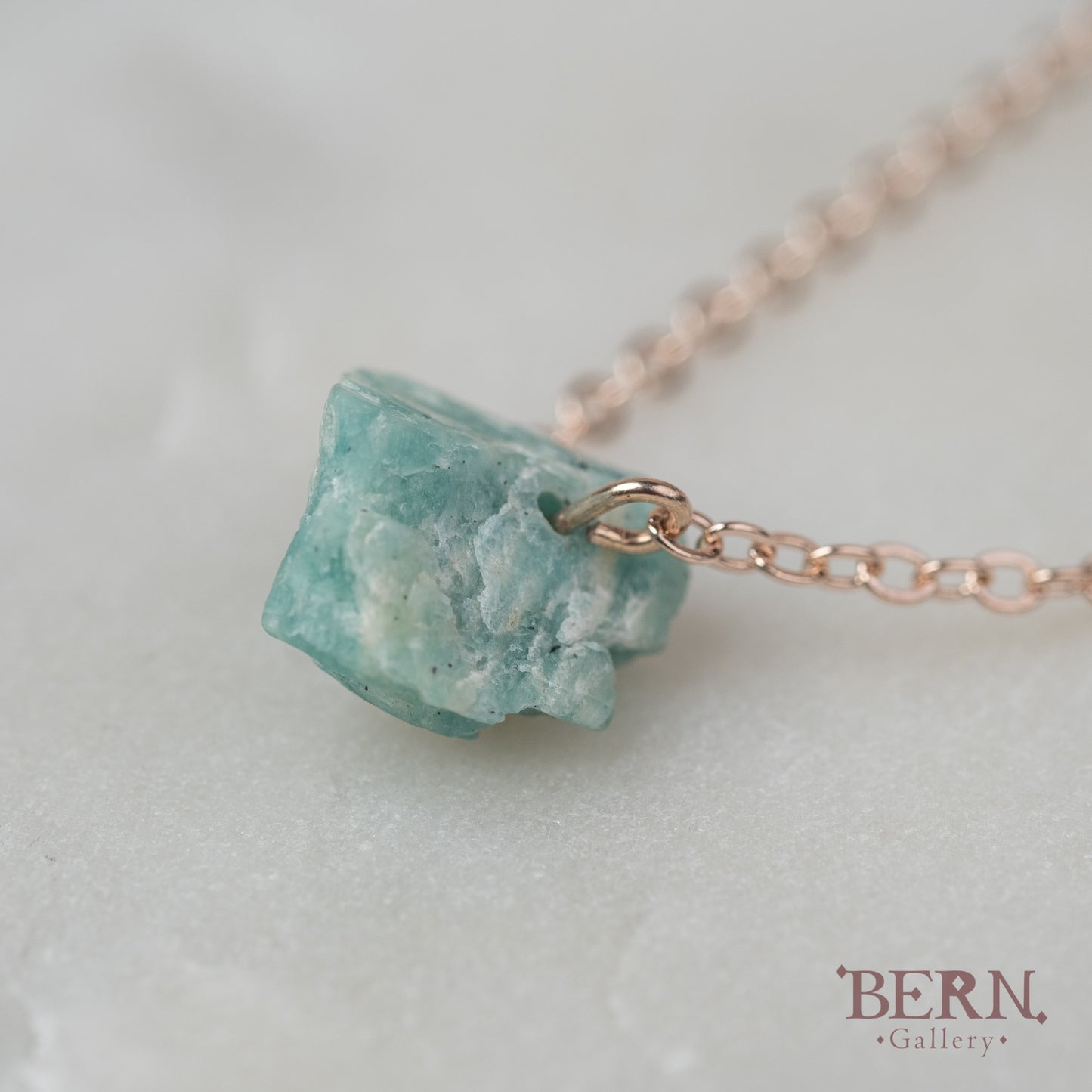 Raw Amazonite Necklace