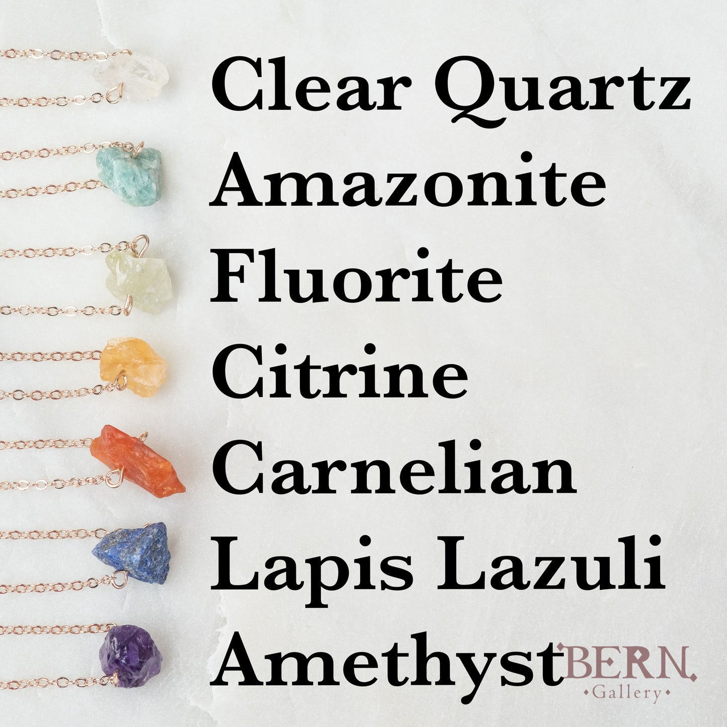 Lucky Gemstone Necklace