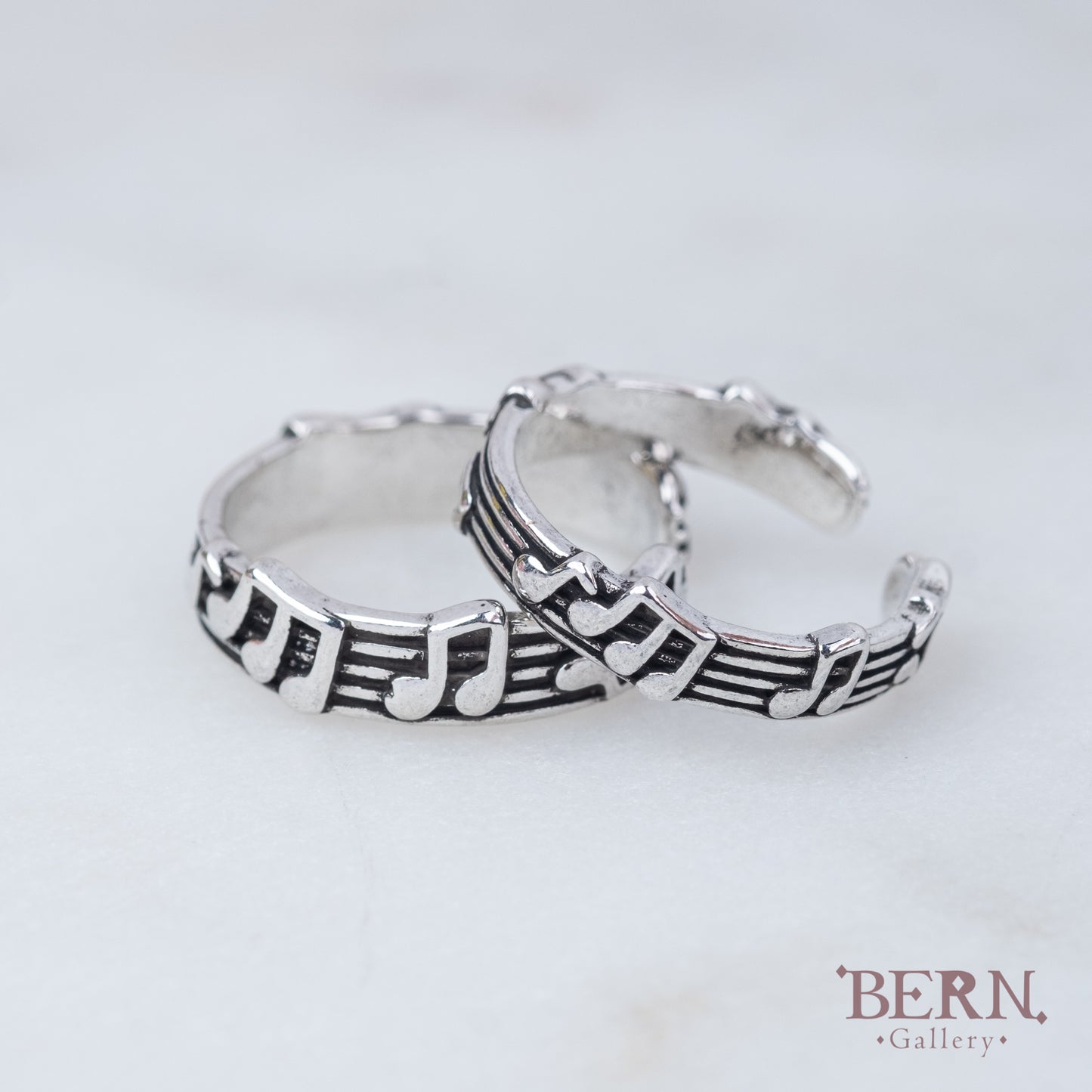 Music Note Couple Ring